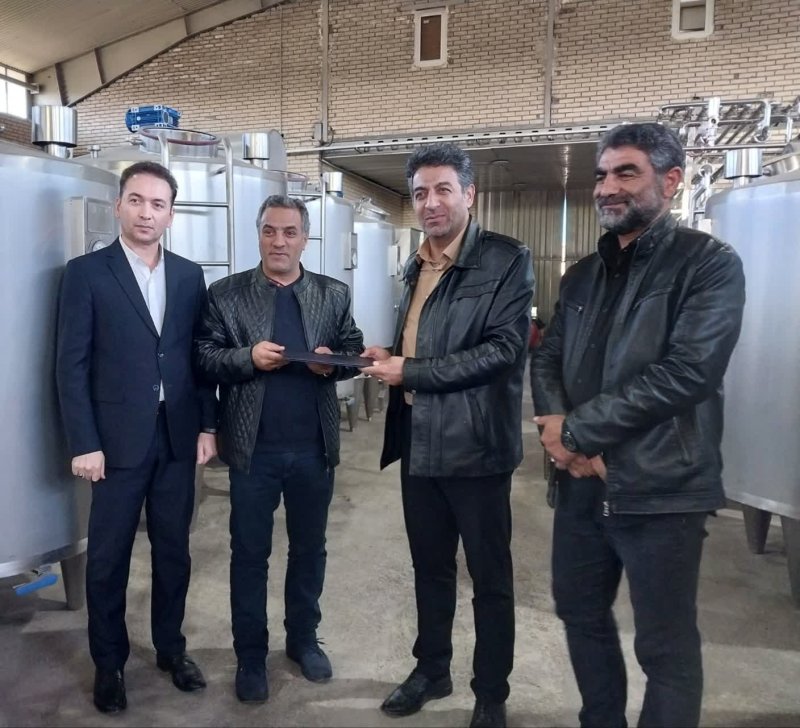 حضور مدیر عامل شرکت شهرک های صنعتی استان اردبیل در شرکت مبدل ساران آرتاویل